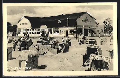 AK Grömitz, Blick auf die Strandhalle