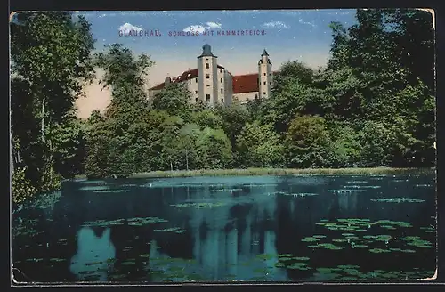 AK Glauchau, Schloss mit Hammerteich