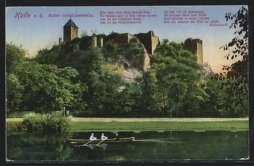 AK Halle a. S., Ruine Giebichenstein