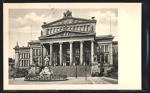 AK Berlin, Königliches Schauspielhaus, Gendarmenmarkt