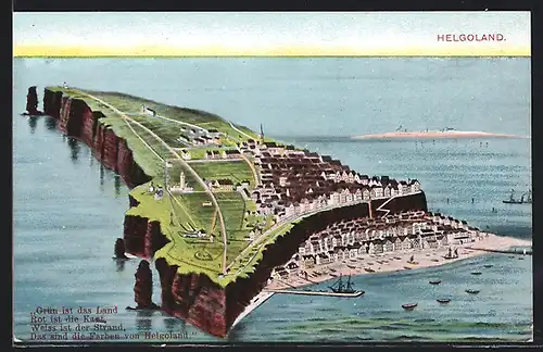 AK Helgoland, Ortsansicht