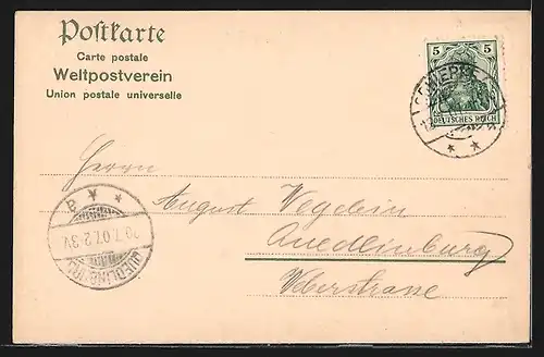 AK Schierke im Harz, Ortsansicht aus der Vogelschau