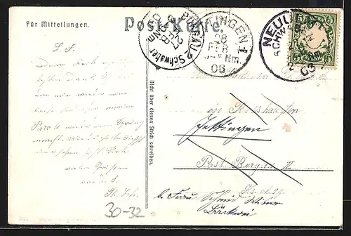 AK Reserve hat noch 200, Explosion, Karikatur