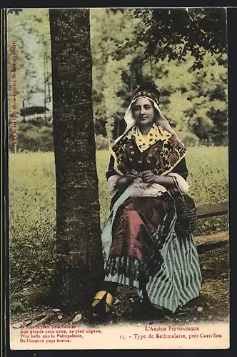 AK Type de Bethmalaise, près Castillon, Languedoc-Roussillon