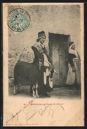 AK Bethmalaises gardeuses de chèvres, Languedoc-Roussillon