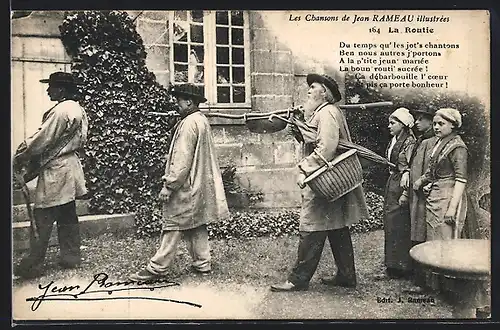 AK Centre, Les Chansons de Jean Rameau illustrées, La Routie