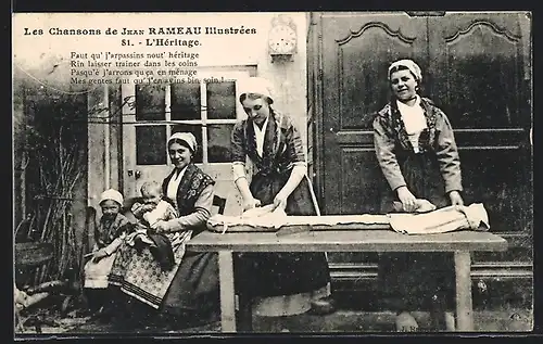 AK Centre, Les Chansons de Jean Rameau illustrées, L`Héritage