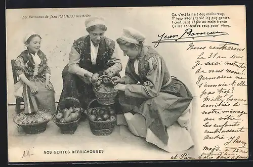 AK Berry, Nos Gentes Berrichonnes, Types du Centre