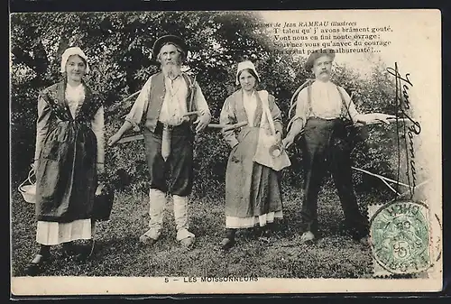 AK Centre, Les Chansons de Jean Rameau illustrées, Les Moissonneurs