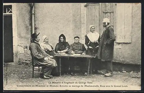 AK Centre, Le Meunier d`Angibault de George Sand, Types du Centre