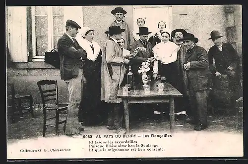 AK Berry, Les Fiancailles, Types du Centre