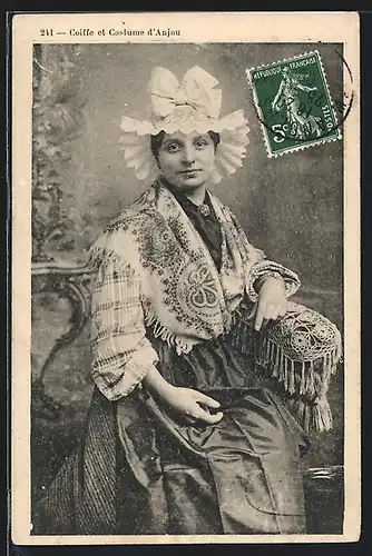AK Coiffe et Costume d`Anjou, Pays de la Loire