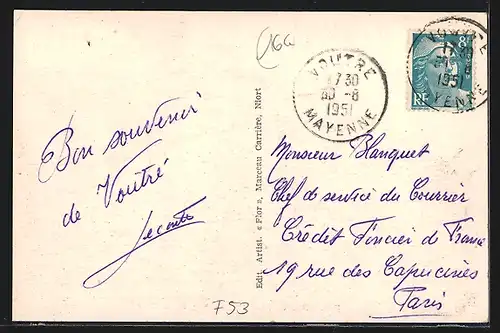 AK Voutre, Rue de la Gare