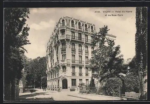 AK Vichy, Hotel du Havre et de New-York