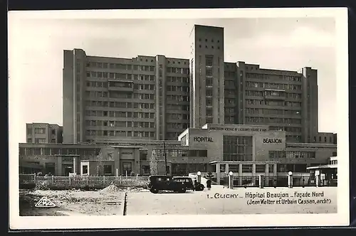 AK Clichy, Hopital Beaujan-facade Nord