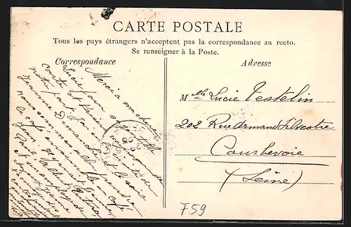 AK Lille, La Rue Faidherbe
