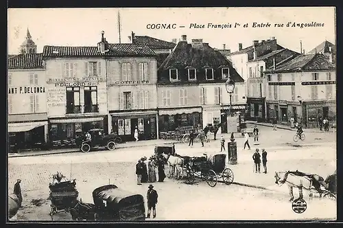 AK Cognac, Place Francois 1er et Entrée rue d`Angouleme