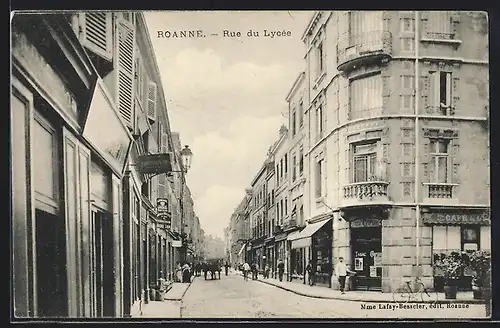 AK Roanne, Rue du Lycèe