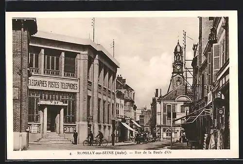 AK Romilly-sur-Seine, Rue de la Boule d`Or