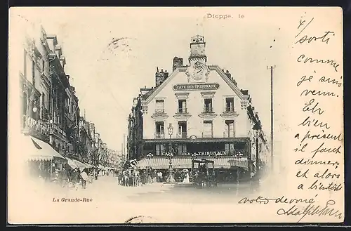 AK Dieppe, La Grande-Rue