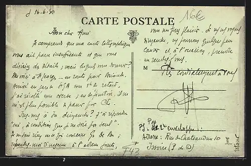 AK Saint-Georges-d`Aurac, L`Eglise et le Monument