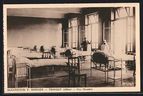 AK Tronget, Sanatorium F. Mercier, Une salle de Malades