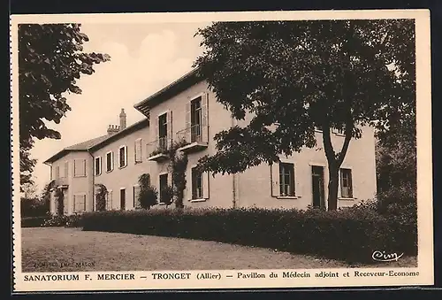 AK Tronget, Sanatorium F. Mercier, Pavillon du Médecin adjoint et Receveur-Econome