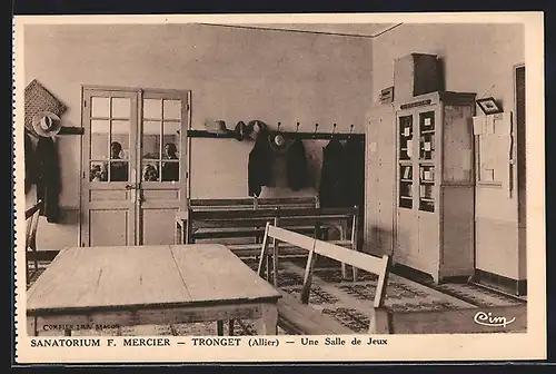 AK Tronget, Sanatorium F. Mercier, Une Salle de Jeux