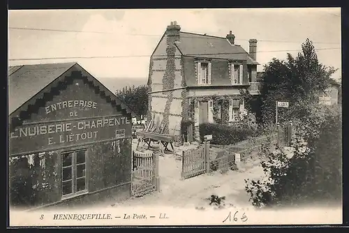 AK Hennequeville, La Poste