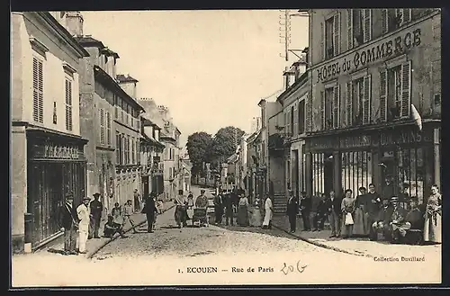 AK Ecouen, Rue de Paris