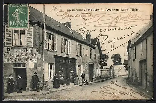 AK Avernes, Rue de l`Eglise