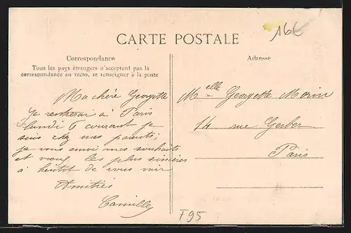 AK Asnières-sur-Oise, Rue des Boucheries