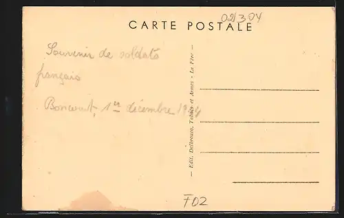 AK La Fere, Rue de la République et les deux Ponts