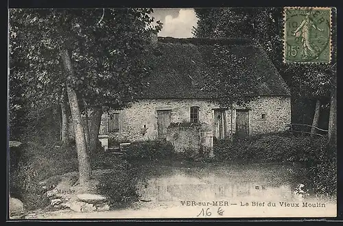 AK Ver-sur-Mer, Le Bief du Vieux Moulin