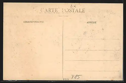 AK Saint-Christophe-du-Ligneron, Eglise détruite par la foudre le 16 Janvier 1913