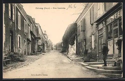 AK Estang, Rue Lecomte, Strassenpartie