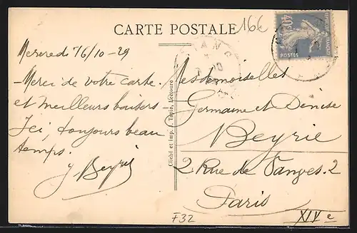 AK Estang, Rue Lecomte, Strassenpartie