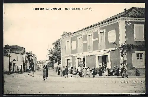 AK Pontonx-sur-l`Adour, Rue Principale