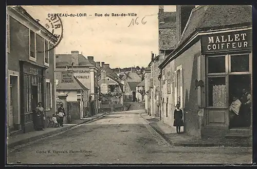 AK Chateau-du-Loir, Rue du Bas-de-Ville