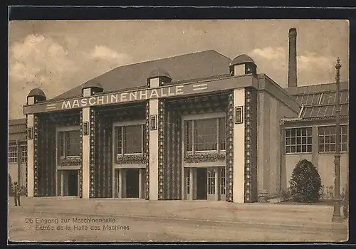 AK Bern, Landes-Ausstellung 1914, Eingang zur Maschinenhalle