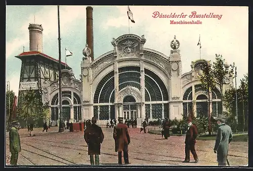 AK Düsseldorf, Ausstellung, Maschinenhalle