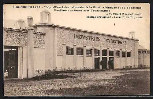 AK Grenoble, Exposition Intern. de la Houille blanche et du Tourisme 1925, Pavillon des Industries Touristiques