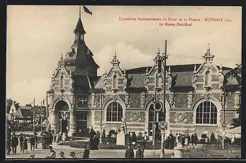 AK Roubaix, Exposition Internationale du Nord de la France 1911, Le Musée Pontifical