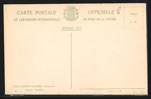 AK Roubaix, Exposition Internationale du Nord de la France 1911, Village Flamand, Le Porche, Ausstellung
