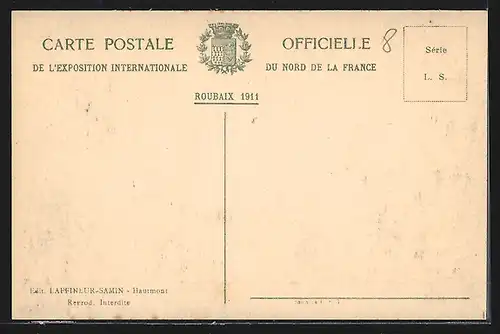 AK Roubaix, Exposition Internationale du Nord de la France 1911, Un coin du Village Flamand, Ausstellung