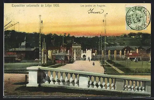 AK Liége, Exposition universelle 1905, Les Jardins de Fragnée, Ausstellung