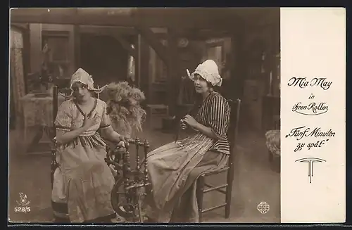 AK Schauspielerin Mia May in ihren Rollen - Fünf Minuten zu spät