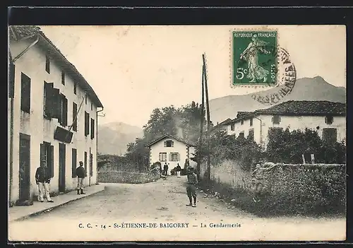 AK Saint-Etienne-de-Baigorry, La Gendarmerie