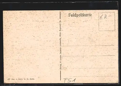 AK Heutrégiville, Une Rue