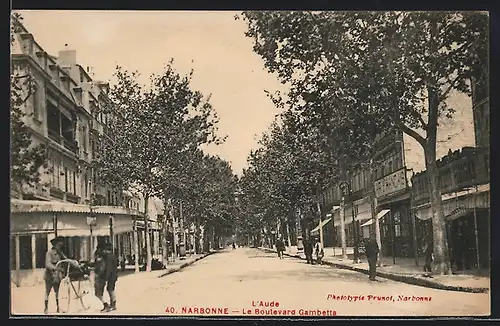 AK Narbonne, Le Boulevard Gambetta
